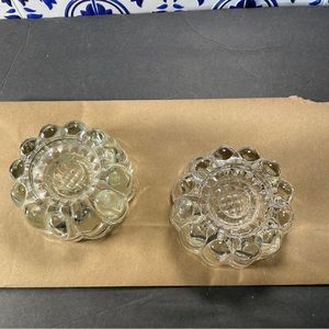 Crystal 3-Way Candle Holders Pillar, Taper,Votive heavy princesse house 1.5’x4’